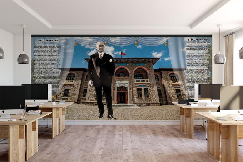 Atatürk köşesi duvar kağıdı