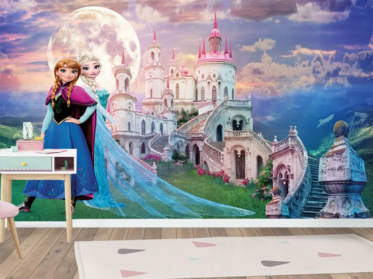 Elsa çocuk odası duvar kağıdı