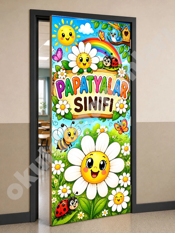 Papatyalar Sınıfı Kapı Giydirme