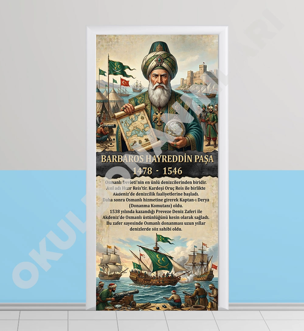Barbaros Hayrettin Paşa Okul Kapı Giydirme