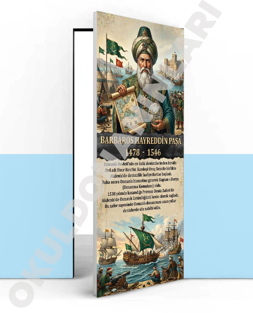 Barbaros Hayrettin Paşa Okul Kapı Giydirme