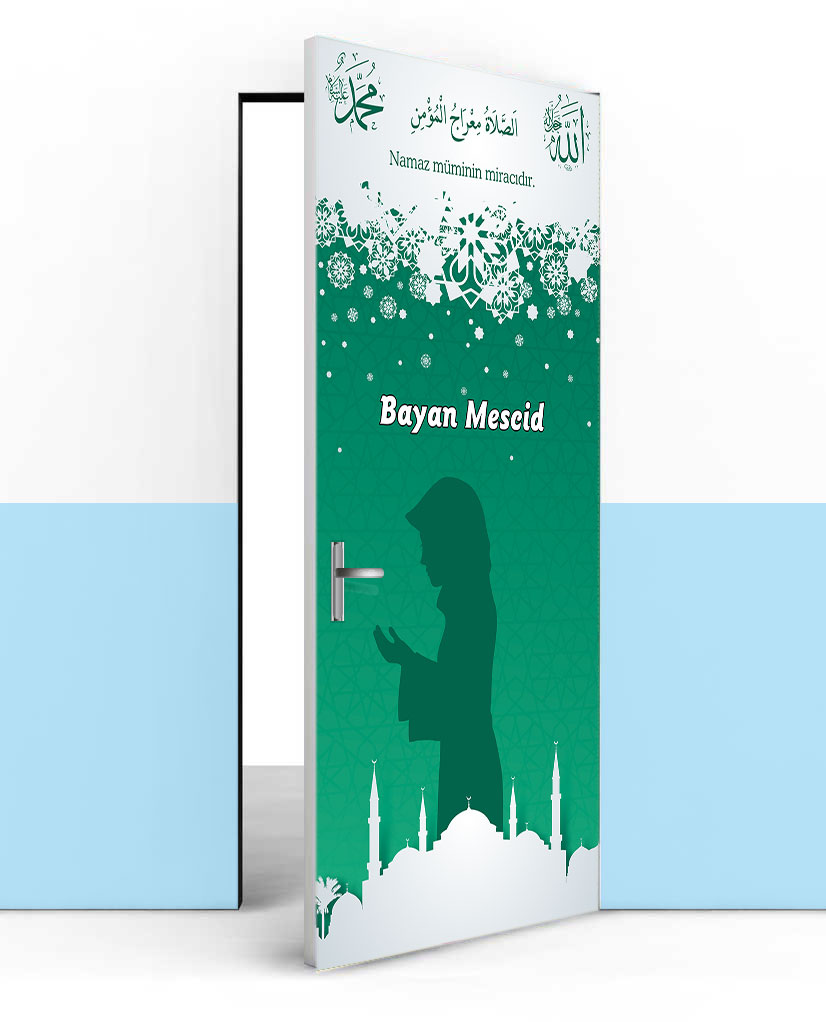 Bayan Mescid kapı giydirme