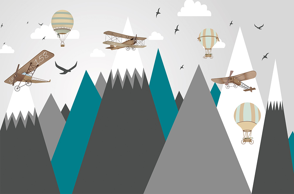 Dağ manzarası duvar kağıdı