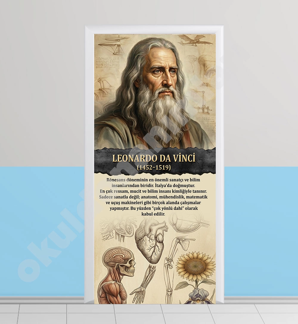Leonardo Da Vinci Kapı Giydirme
