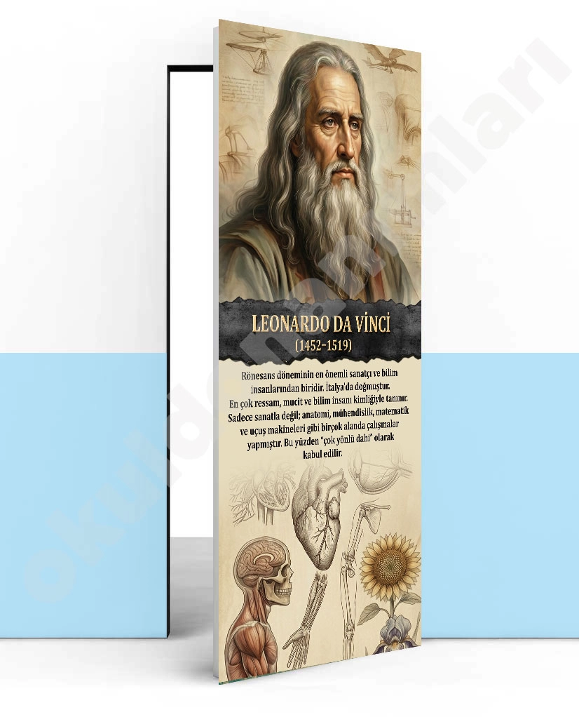 Leonardo Da Vinci Kapı Giydirme