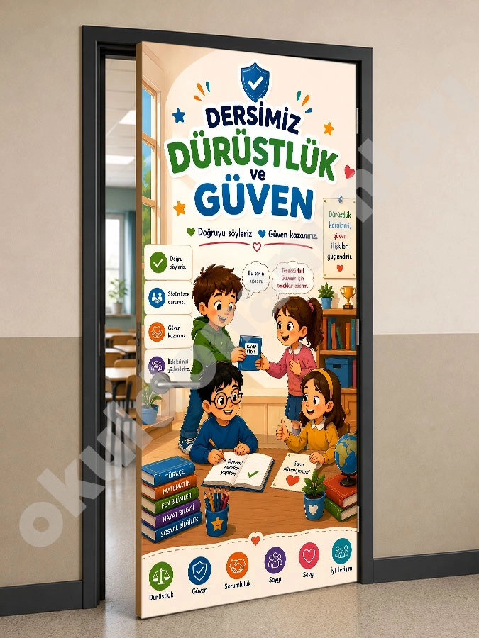 Dürüstlük ve Güven Sınıfı Kapı Giydirme