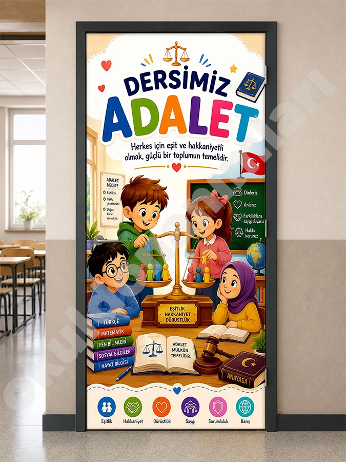 Adalet Sınıfı Kapı Giydirme