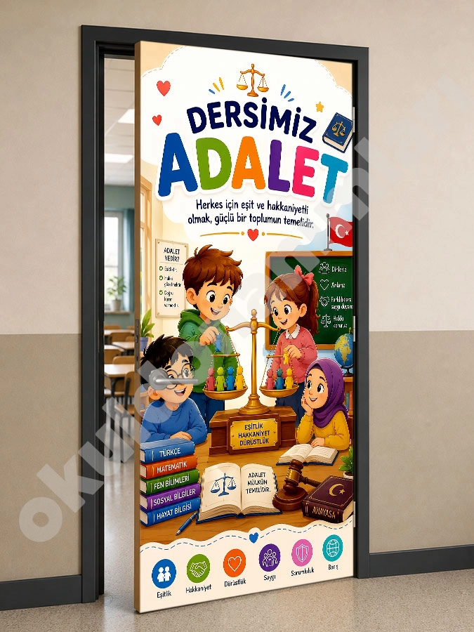 Adalet Sınıfı Kapı Giydirme