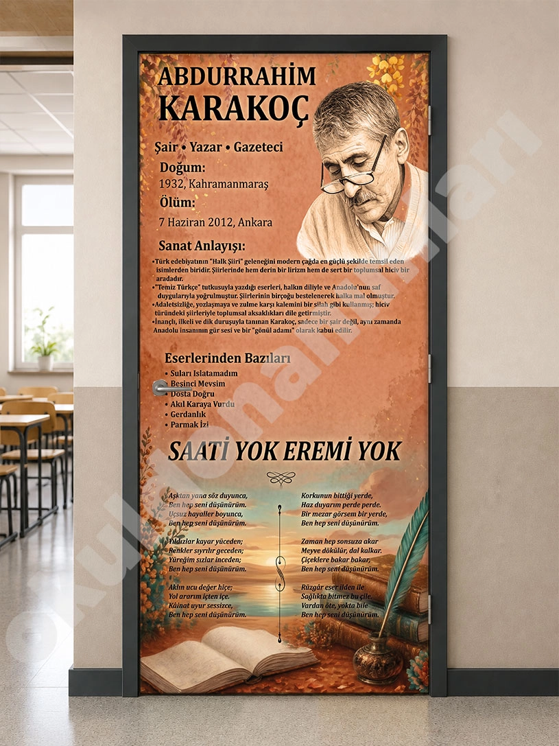 Abdurrahim Karakoç Kapı Giydirme