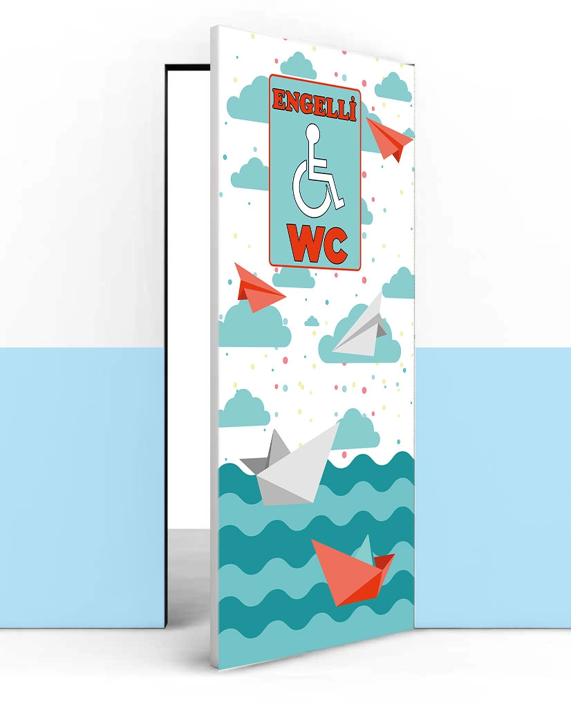 Engelli WC Kapı Giydirme