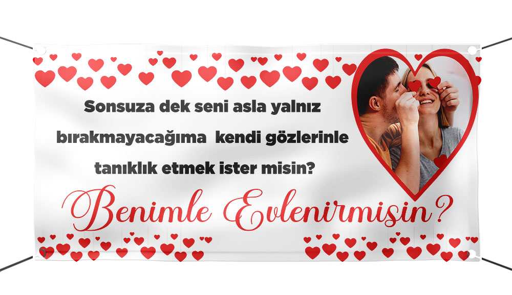 Evlilik afişi