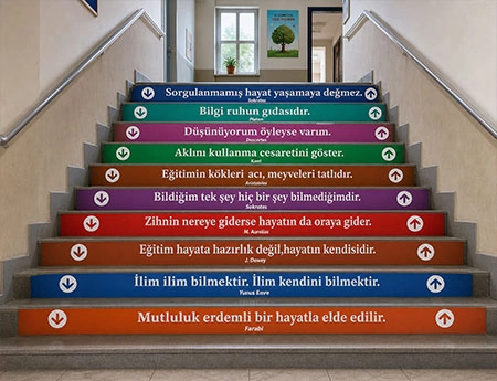 Felsefe merdiven yazıları