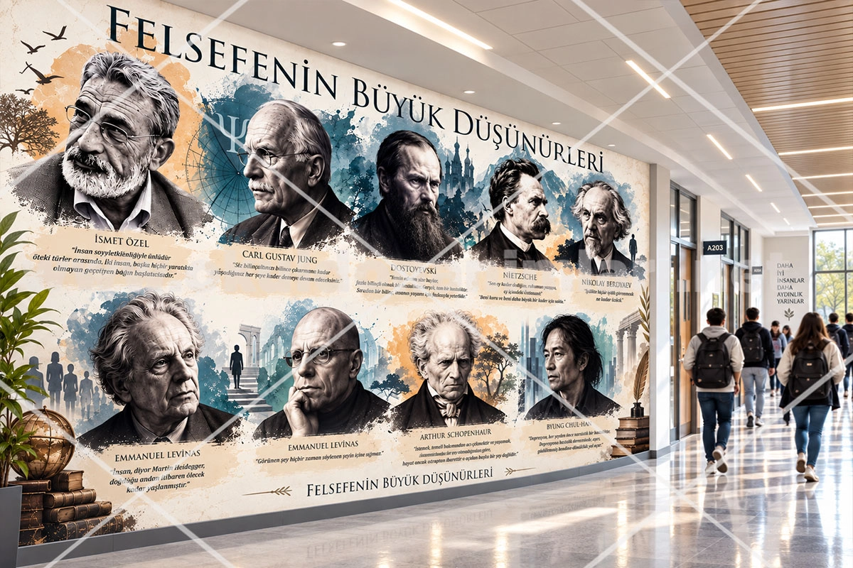 Felsefenin Büyük Düşünürleri Posteri