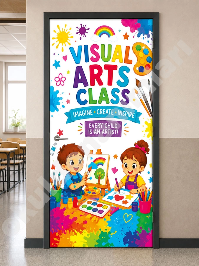 Visual Arts Class Kapı Giydirme