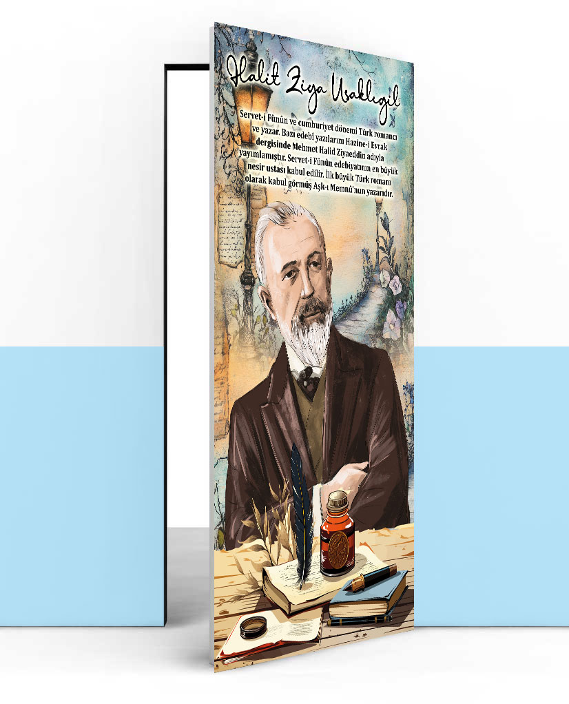 Halit Ziya Uşaklıgil Kapı giydirme