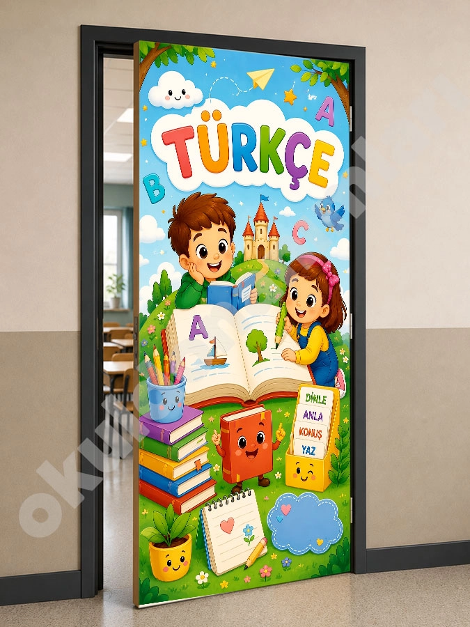 Türkçe Sınıf Kapı Giydirme