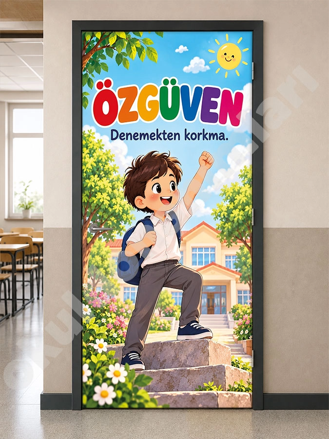 Özgüven Okul Kapı Giydirme