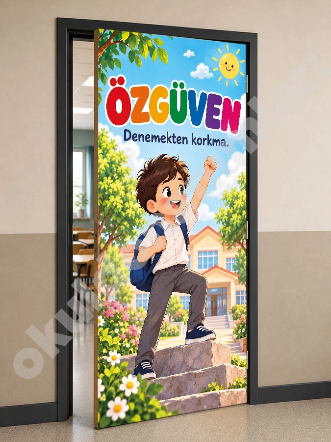 Özgüven Okul Kapı Giydirme