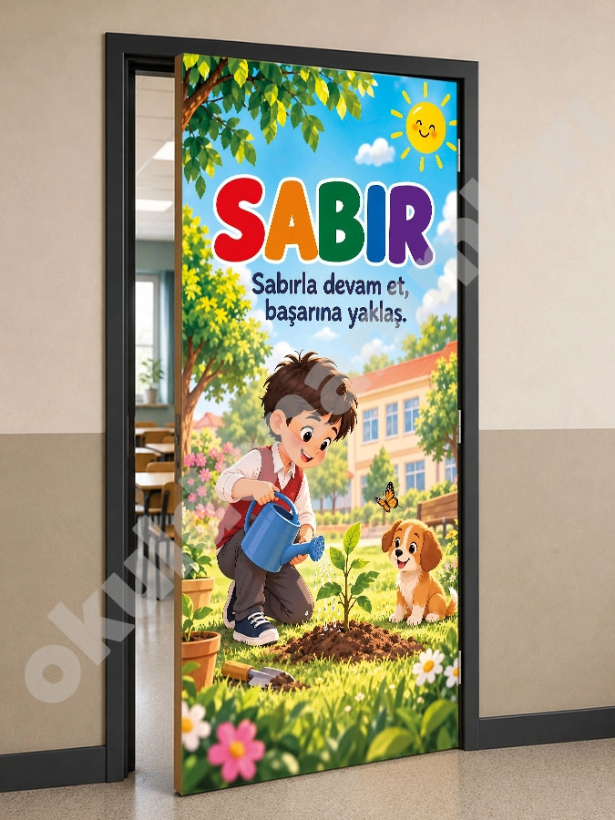 Sabır Okul Kapı Giydirme