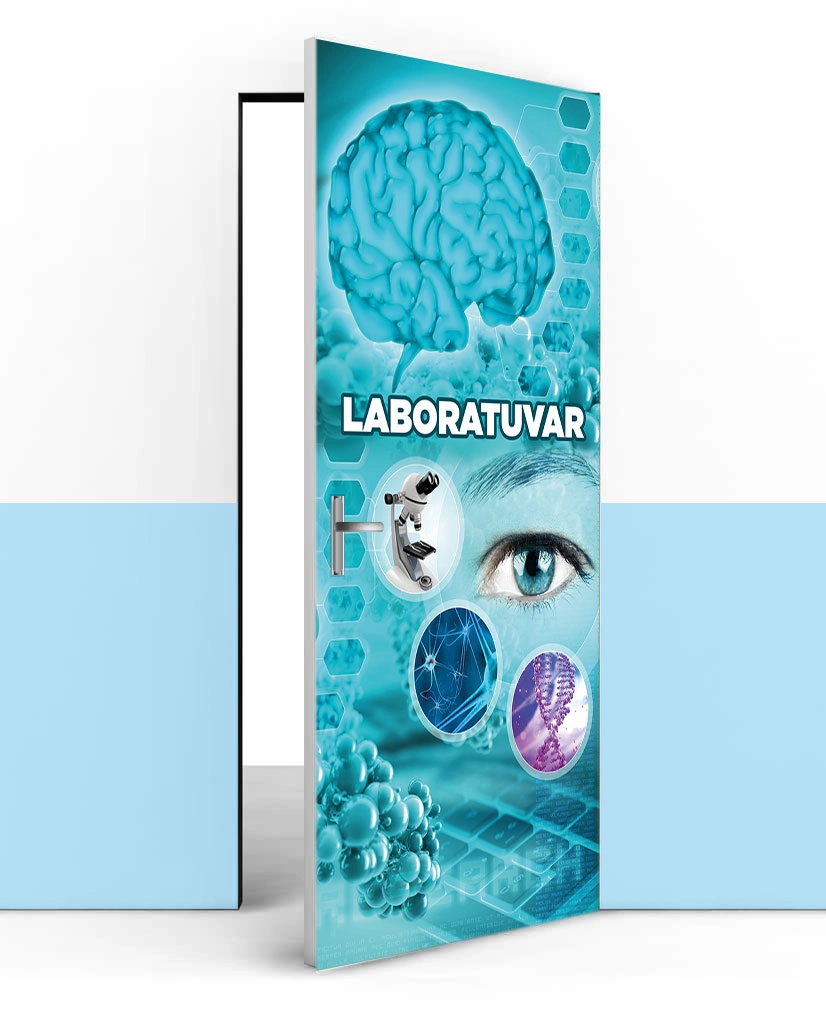 Laboratuvar Kapı giydirme