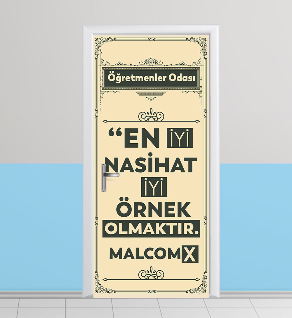 Malcolm x KAPI GİYDİRME