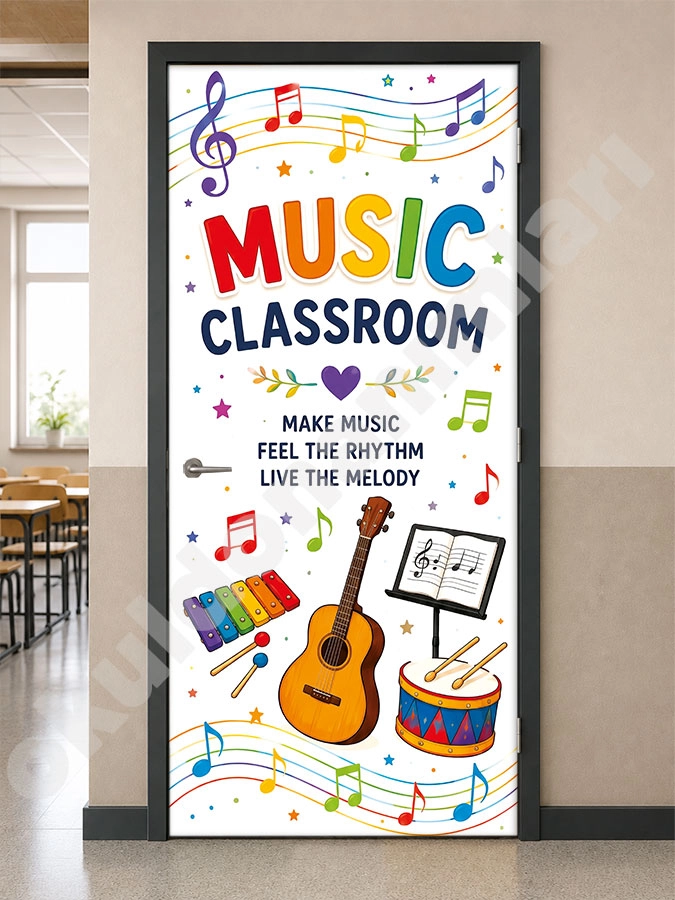 Music Classroom Kapı Giydirme