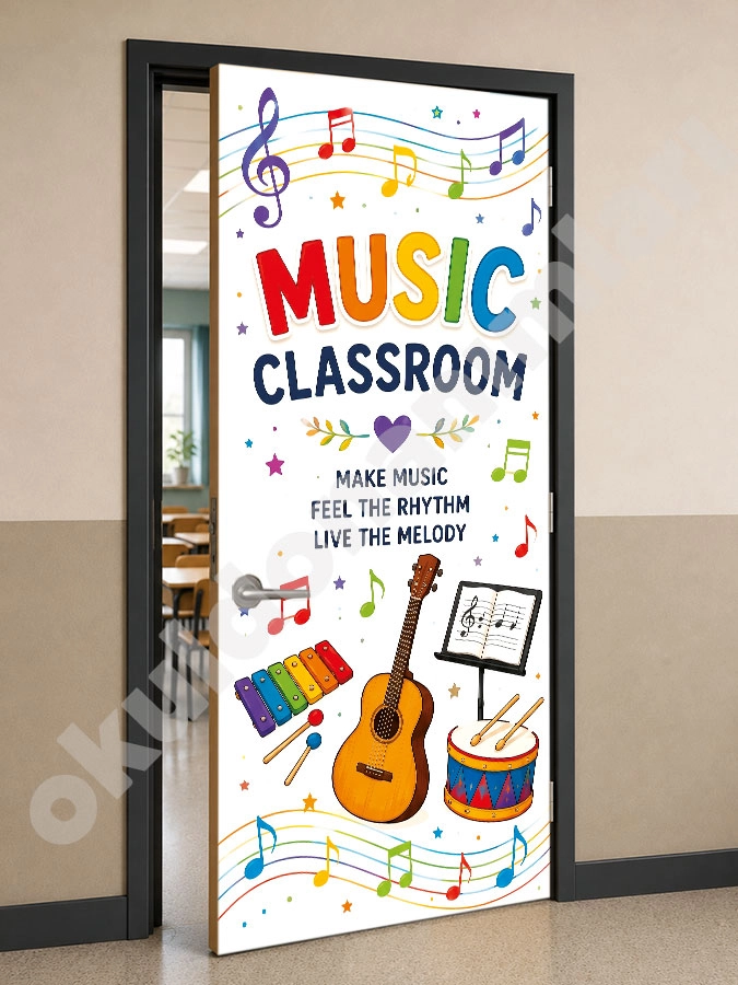 Music Classroom Kapı Giydirme