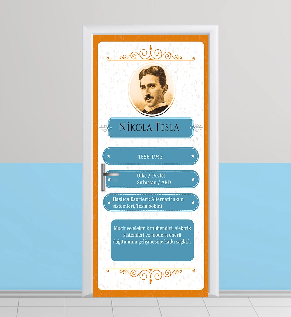 Nikola Tesla Kapı Giydirme