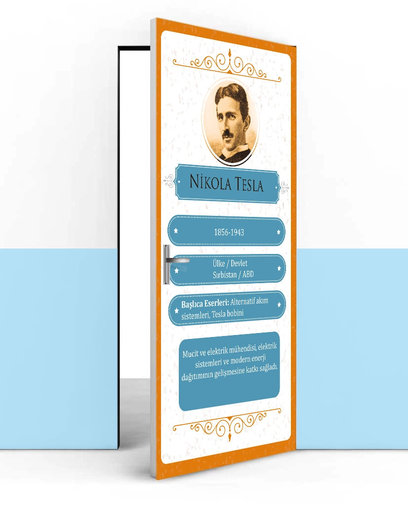 Nikola Tesla Kapı Giydirme