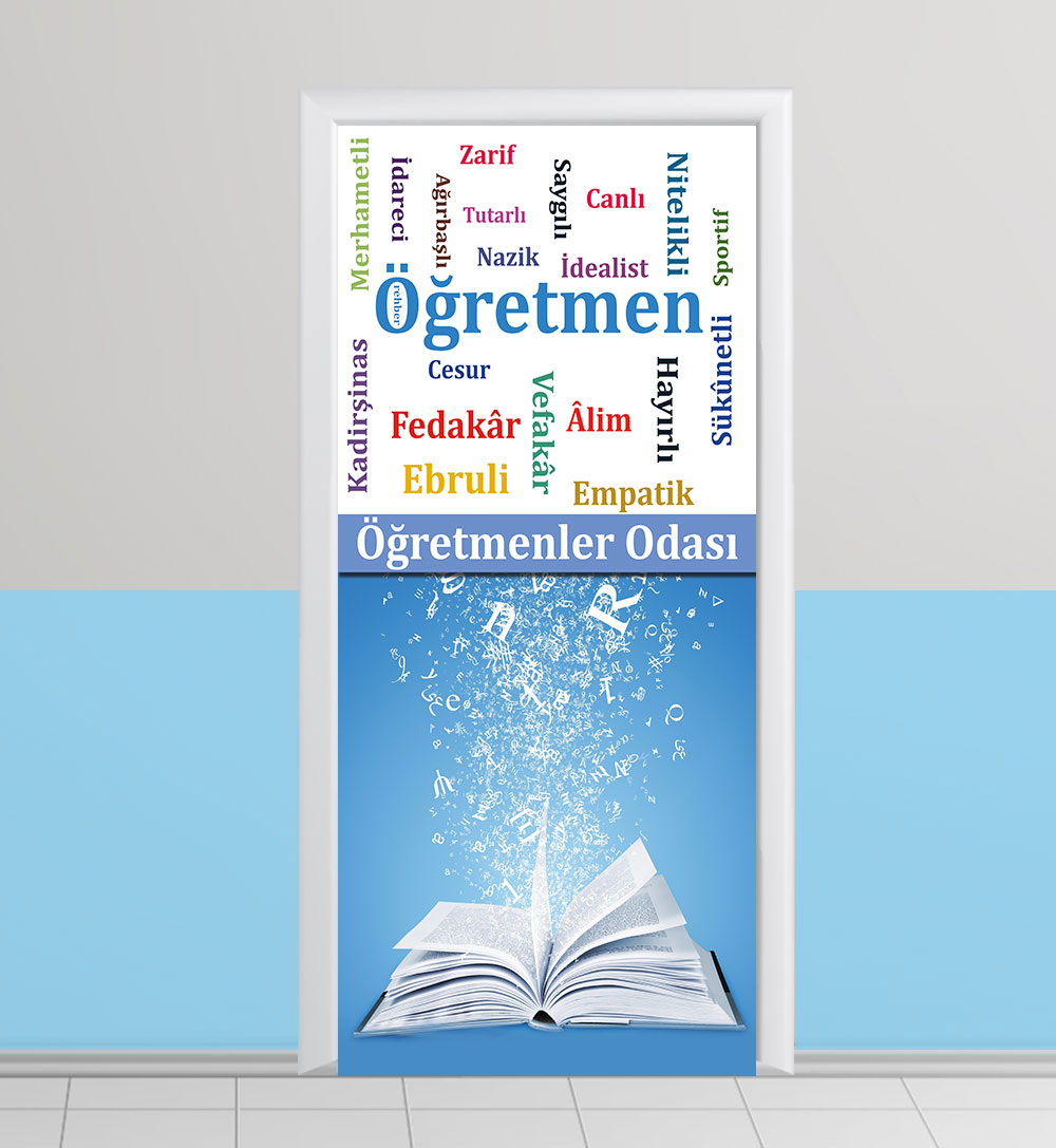  Öğretmenler Odası kapı giydirme