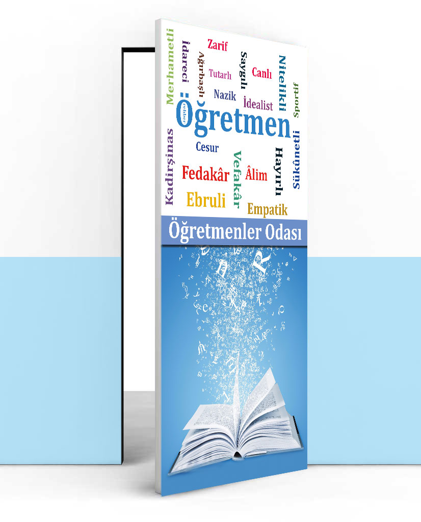  Öğretmenler Odası kapı giydirme