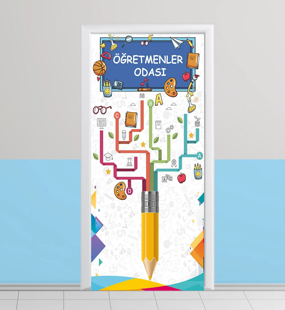 Öğretmenler Odası kapı giydirme