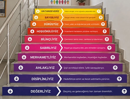 Değerler Eğitimi Merdiven Giydirme