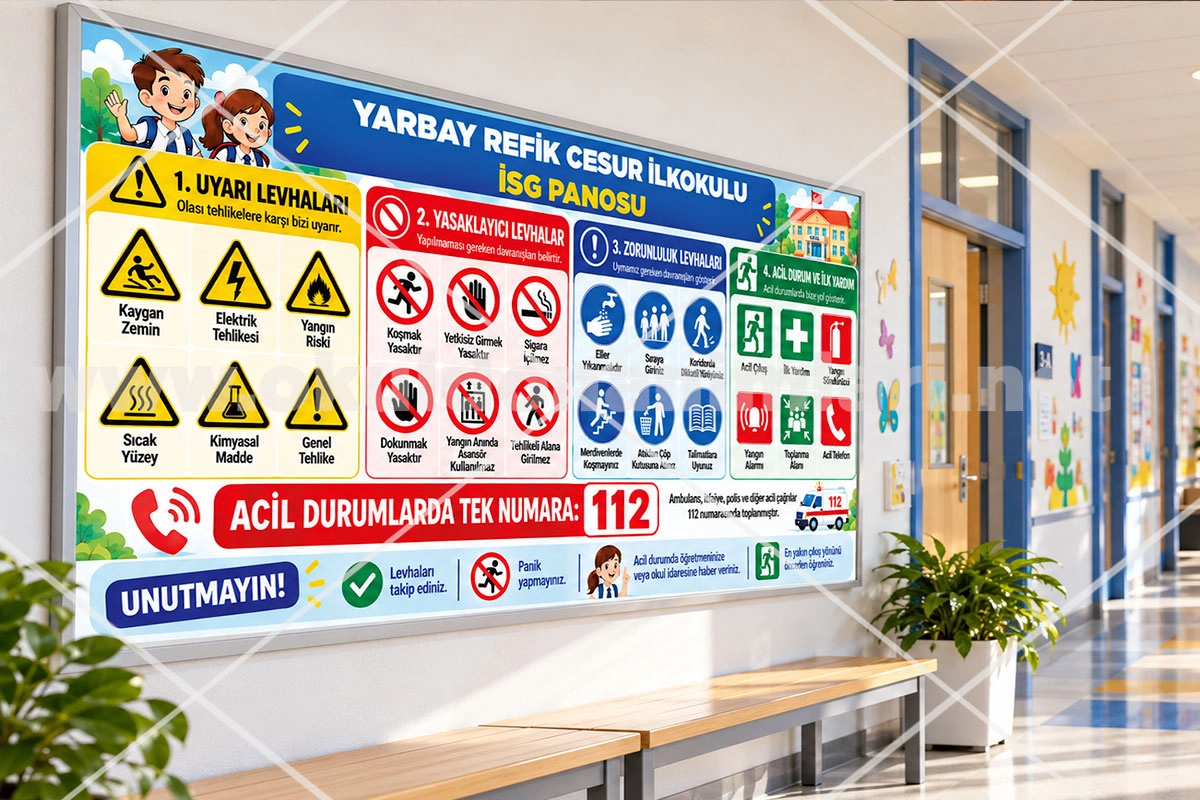 İlkokul İSG Panosu