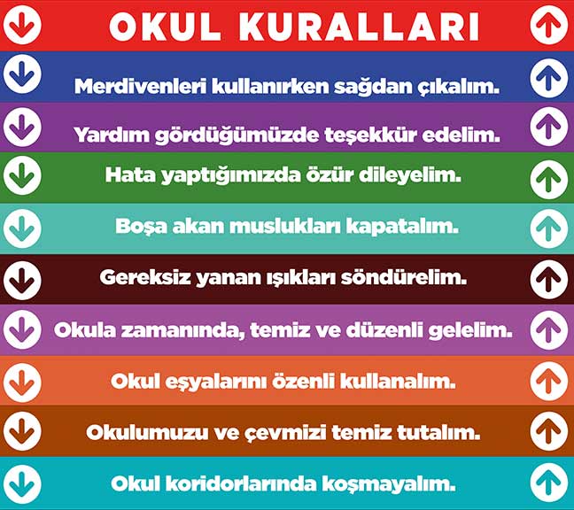 Okulumuz kuralları 