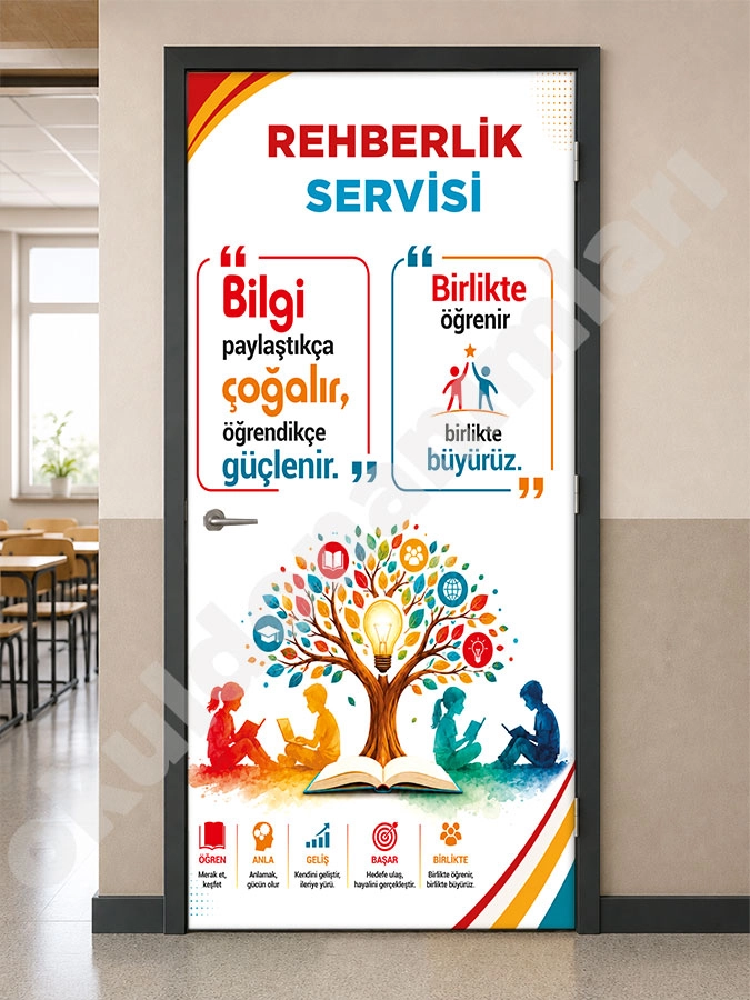 Rehberlik Servisi Kapı Giydirme