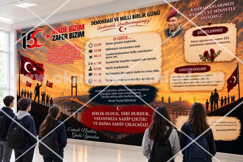 15 Temmuz köşesi
