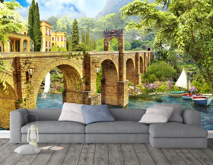 3 boyutlu manzara duvar kağıdı