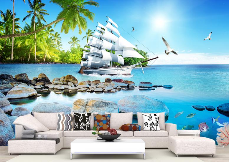 3 boyutlu manzara duvar kağıdı