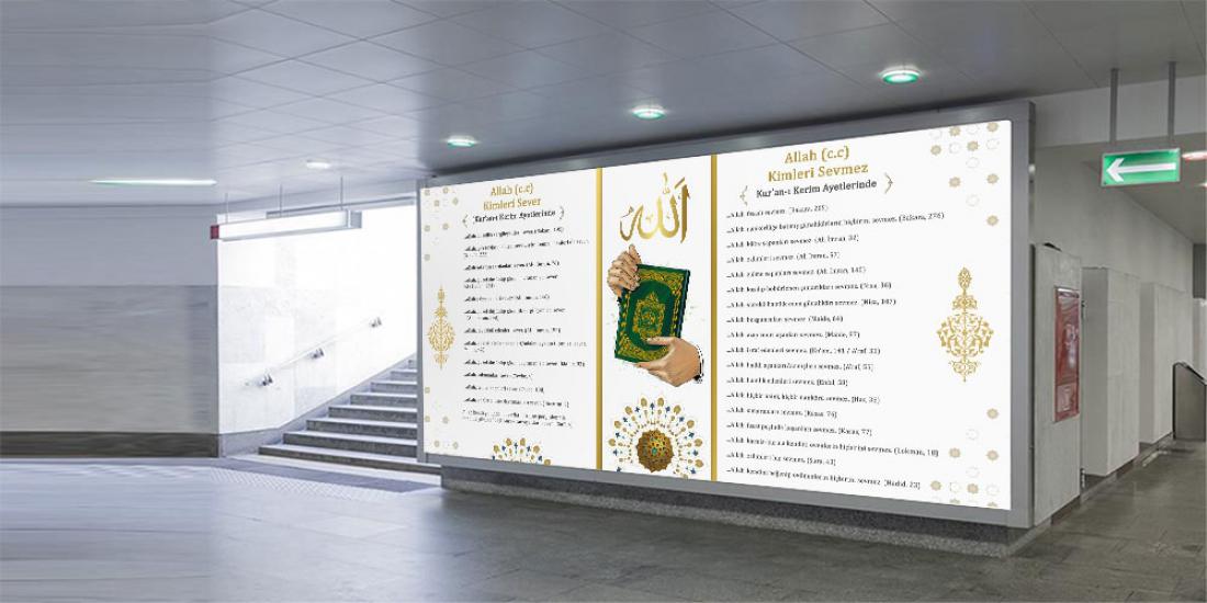 Din kültürü posteri