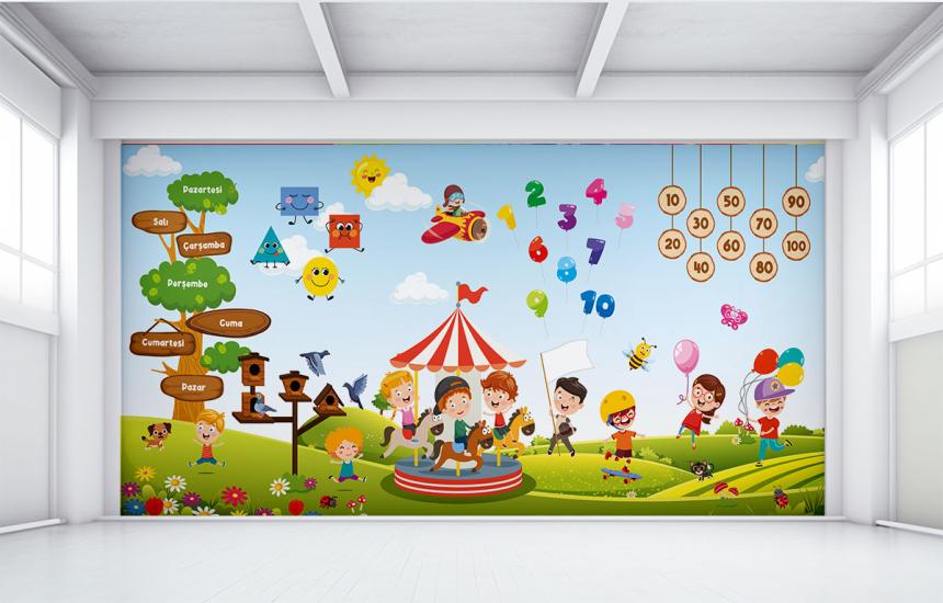 Anaokul duvar kağıdı