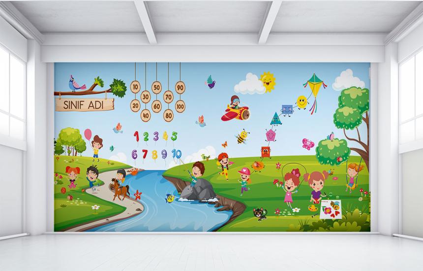 Anaokul duvar kağıdı