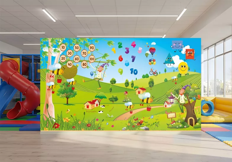 Anaokulu Duvar Kağıdı Modelleri