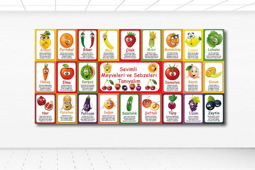 Anaokul yemekhane posteri