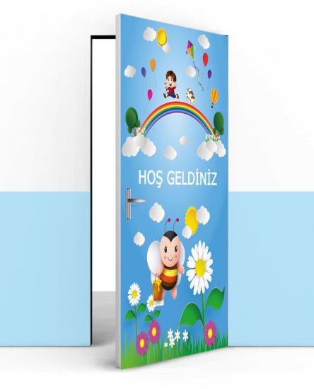 Anaokul kapı giydirme