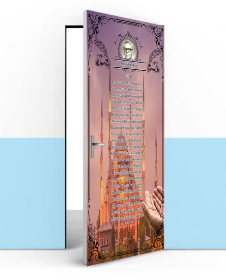 Arif Nihat Asya kapı giydirme