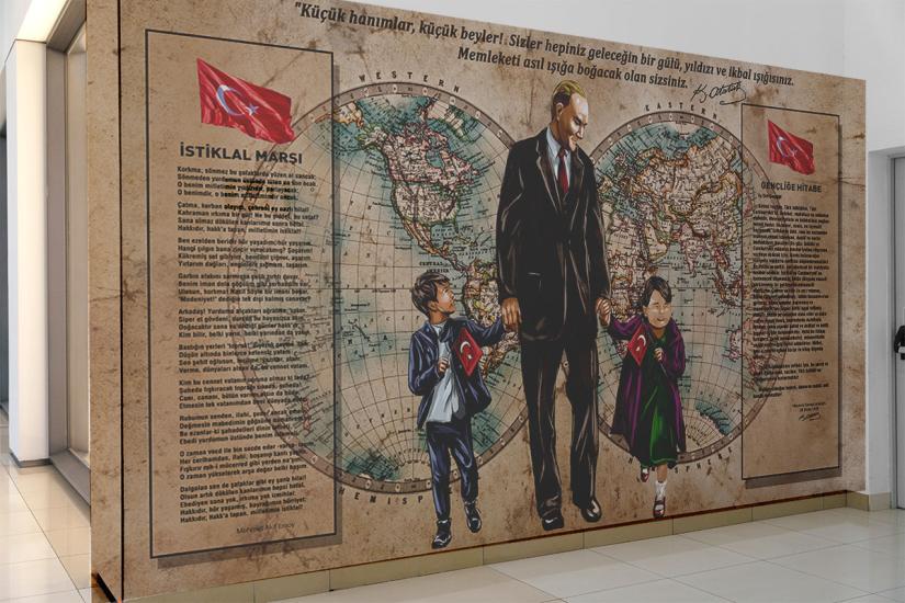 Atatürk köşesi posteri