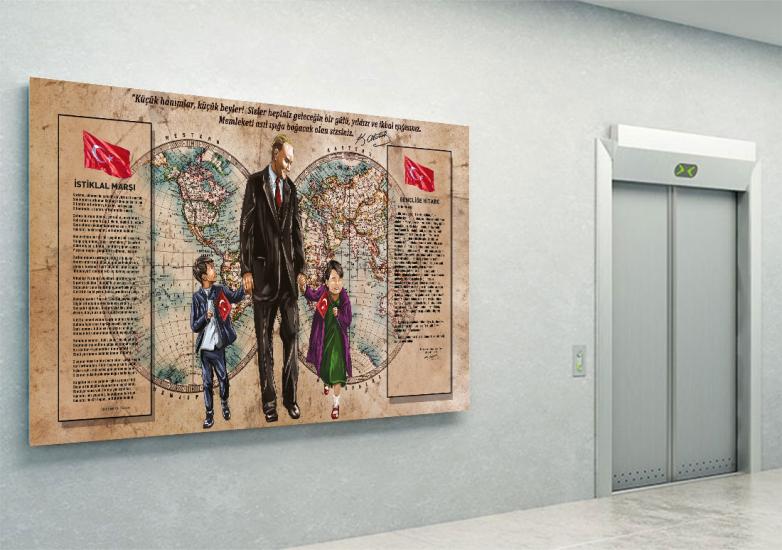 Atatürk köşesi posteri