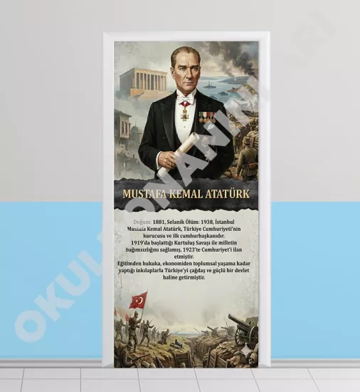 Türk büyükleri kapı giydirme