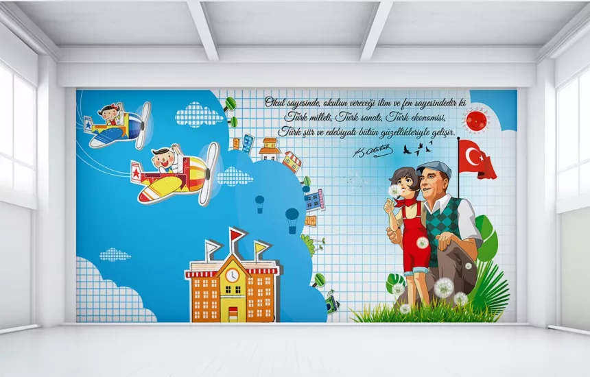 ilkokul atatürk posteri